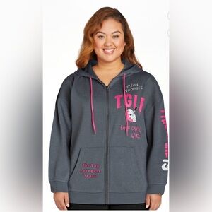 Friday the 13th Women’s Graphic Zip-Front Hoodie, Sizes XS
